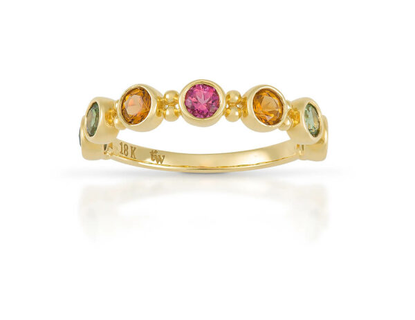 Rainbow Bobble Ring - Image 2