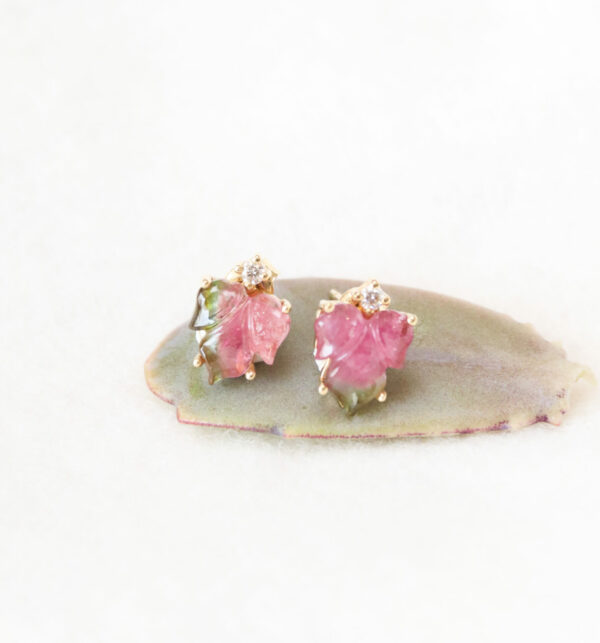 Petite Bi-colour Rainforest Studs - Image 4