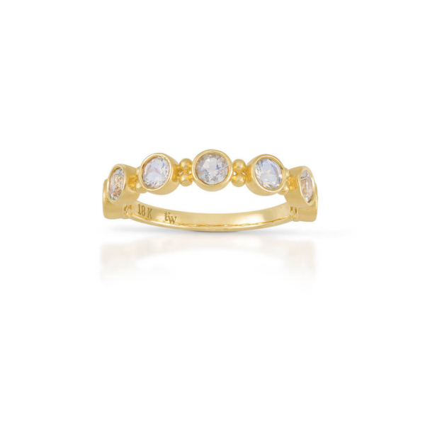 White Bobble Ring