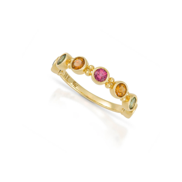 Rainbow Bobble Ring