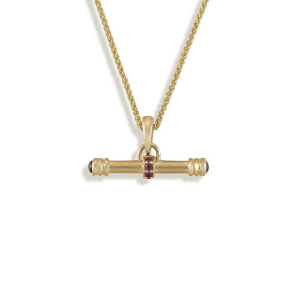 Pink Fob Necklace