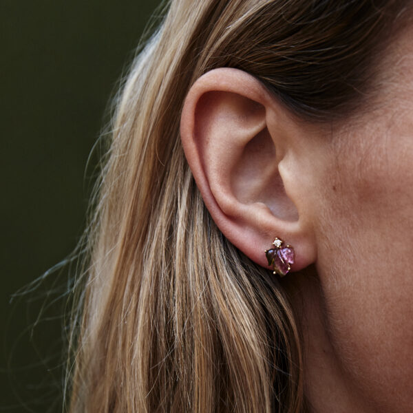 Petite Bi-colour Rainforest Studs - Image 2