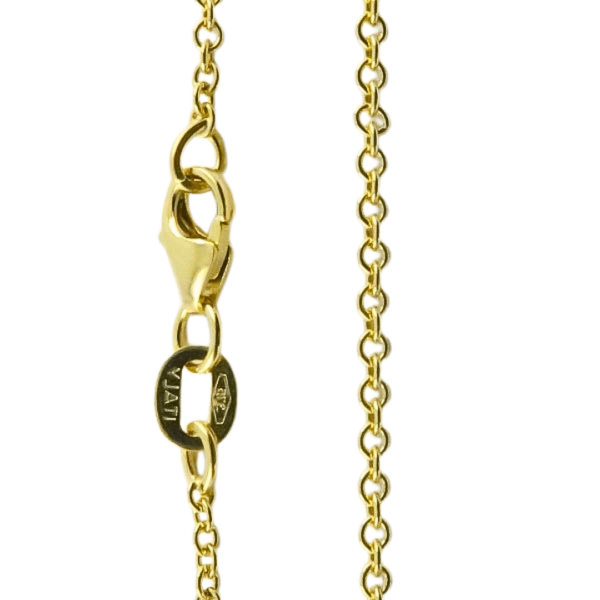 18kt Gold 030 Rolo Chain