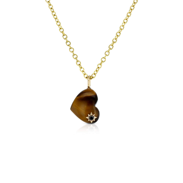 LUCKY IN LOVE Tiger Eye Petite Charm