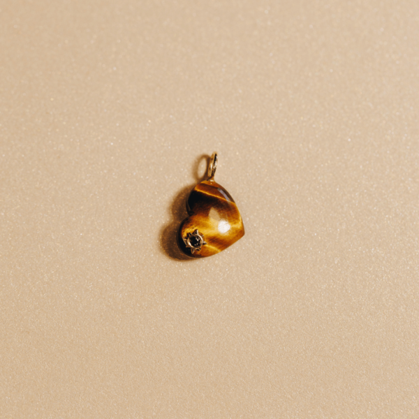 LUCKY IN LOVE Tiger Eye Petite Charm - Image 2