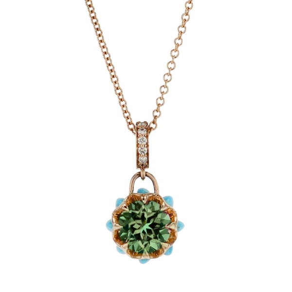 WILDFLOWER Green Pendant